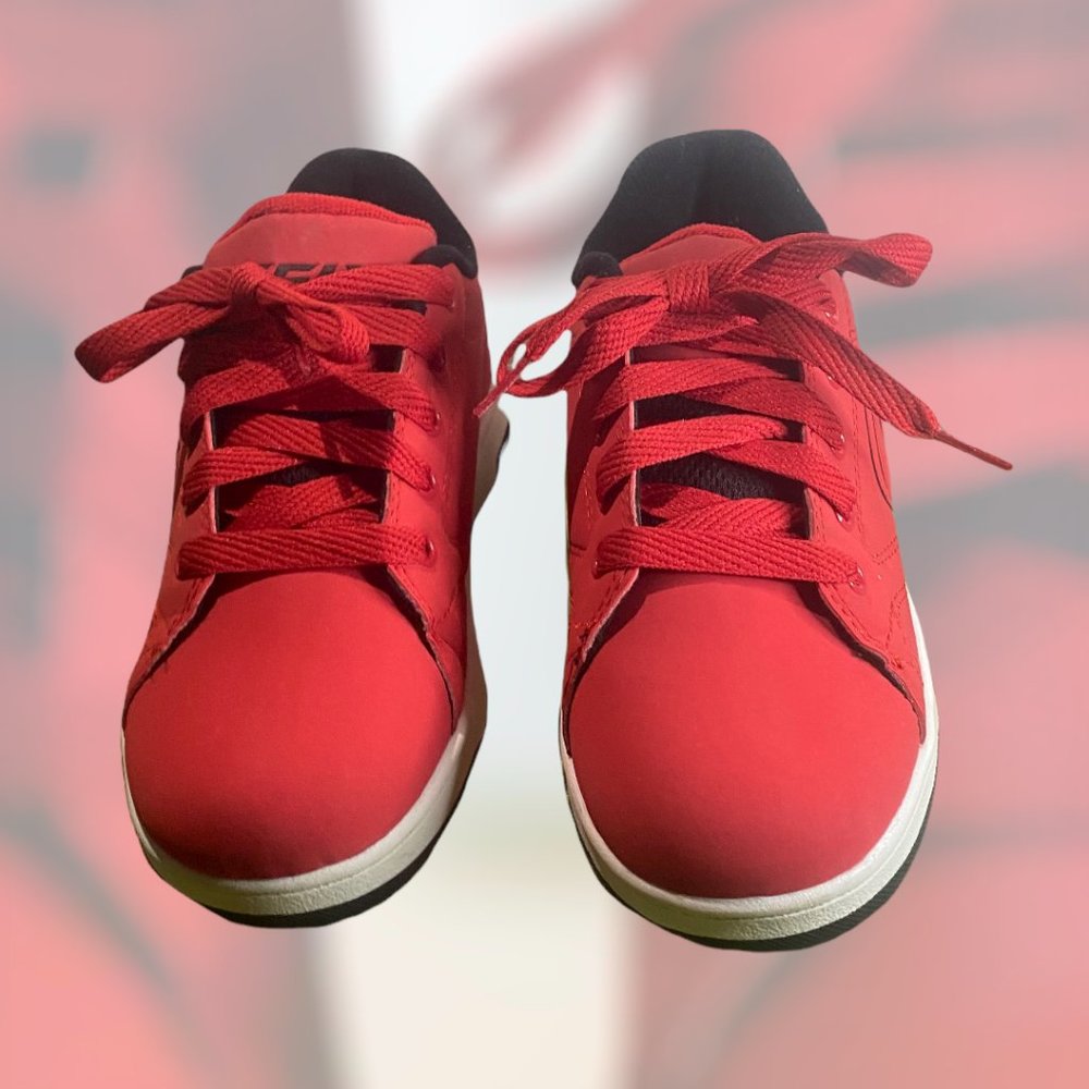 Kids HEELYS Skate Shoes Red & Black Model HES10434 Sz 3